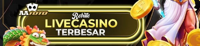 Rebate Livecasino Terbesar